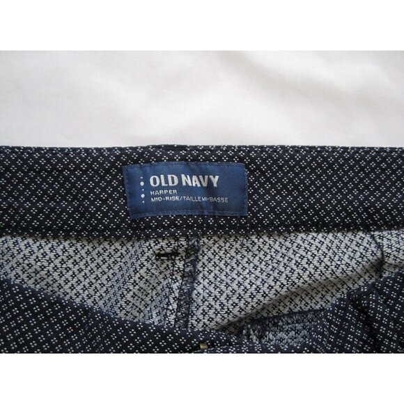 Women's Old Navy Harper Mid Rise Cotton Pants Sz 10 Reg (WP98) - Picture 2 of 11